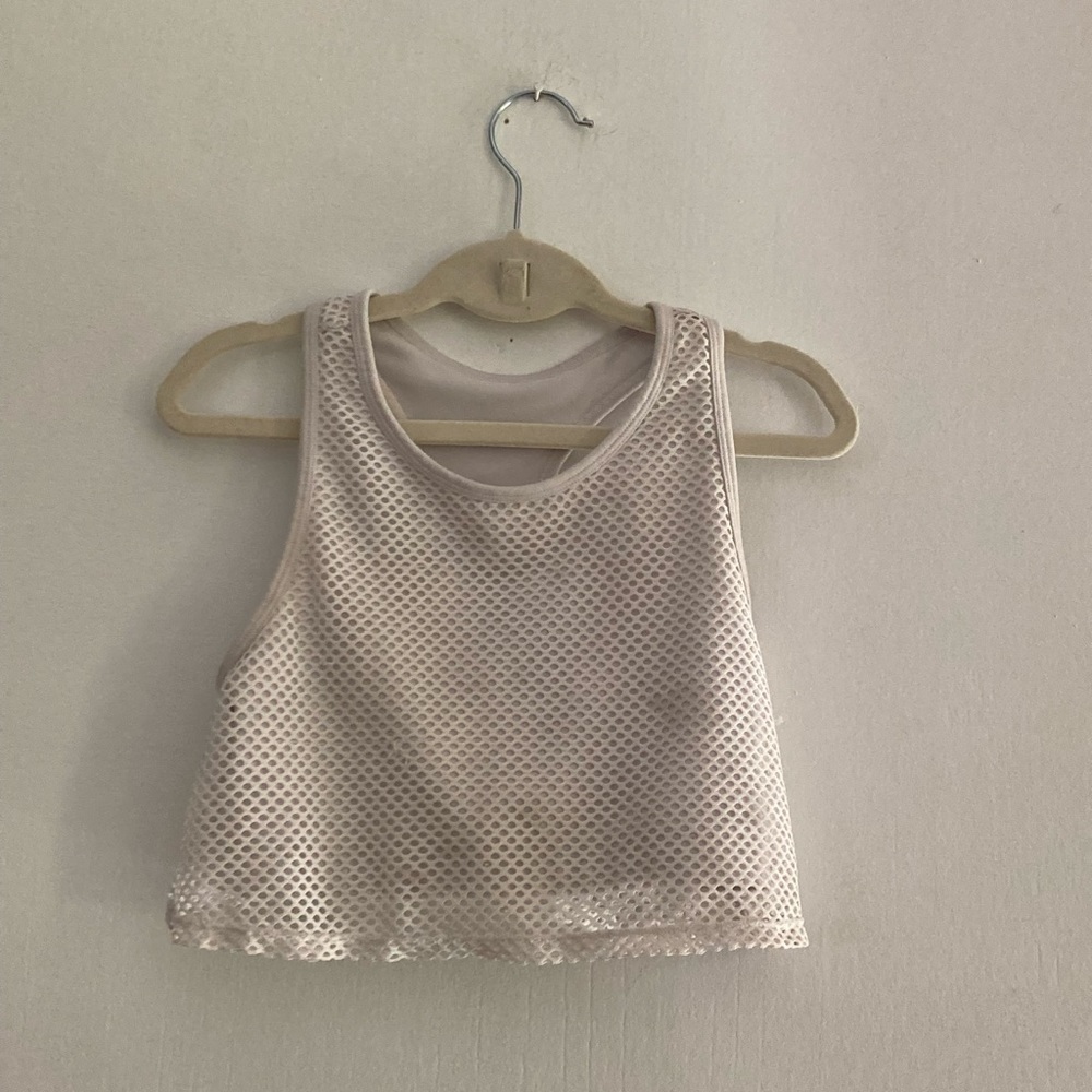 white kids sports bra